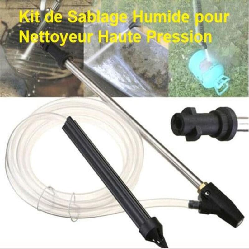 Kit de Sablage Humide pour Nettoyage Haute Pression